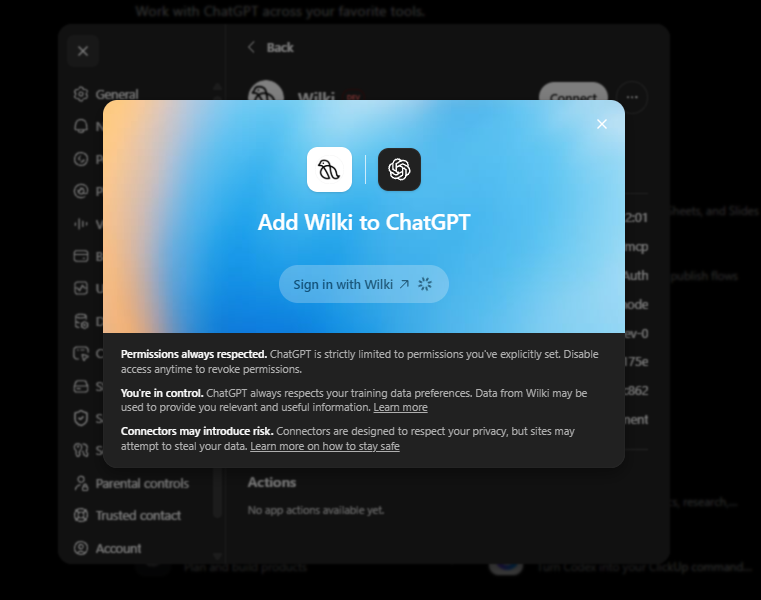 Miniatura del video: configurar Wilki como plugin MCP en ChatGPT